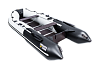 Моторная лодка Ривьера Компакт 3600 СК &quot;Комби&quot; светло-серый/черный