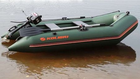 Моторная надувная лодка ПВХ Колибри КМ 300