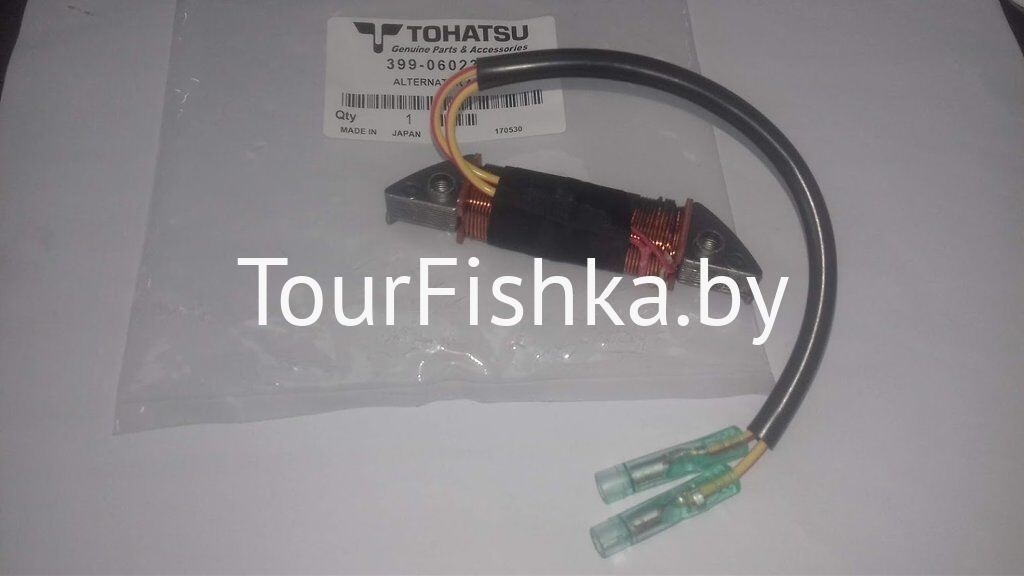 Катушка генератора 12В, 60Вт Tohatsu M5B/MFS4/5/6A/A2 (осветительная)