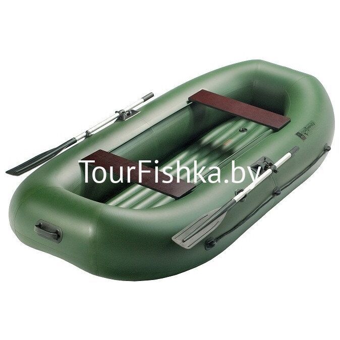 Лодка пвх гребная Rusboat 220 нд (надув.дно) 1.5 места