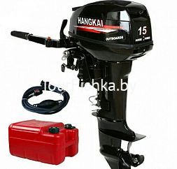 Лодочный мотор HANGKAI 15 л.с (2 такта, 2 цилиндра)