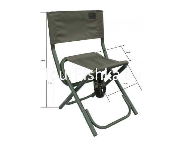 Стул складной средний со спинкой Комфорт