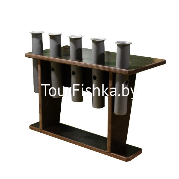 Стойка для спиннингов в лодку ПВХ 5 шт. №27