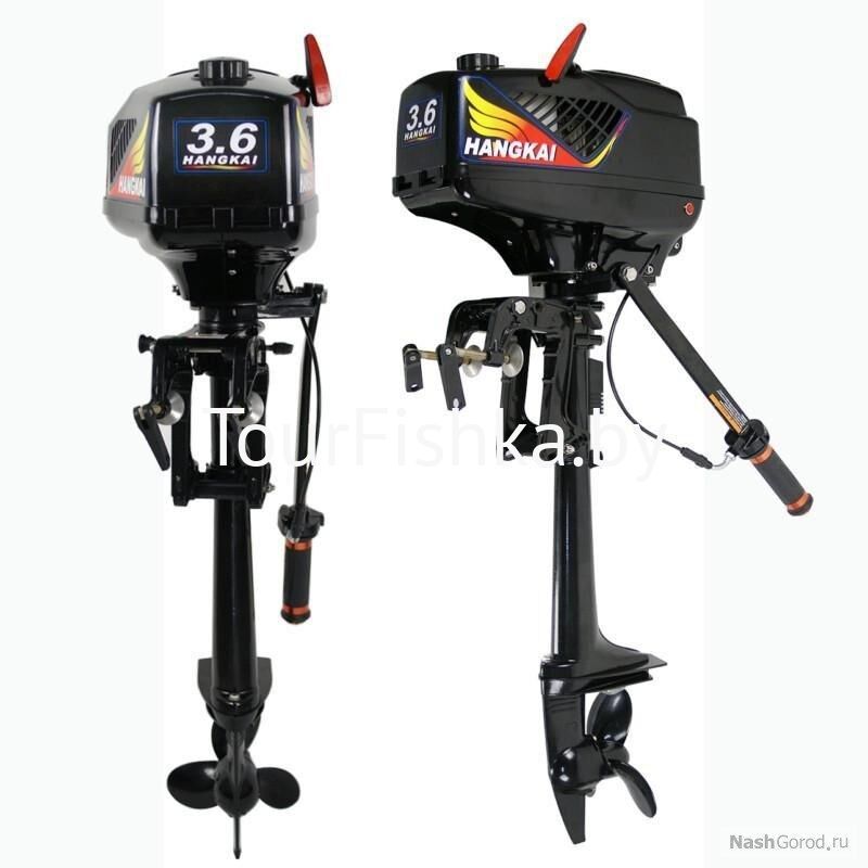 Лодочный мотор HANGKAI 3.6 л.с двухтактный