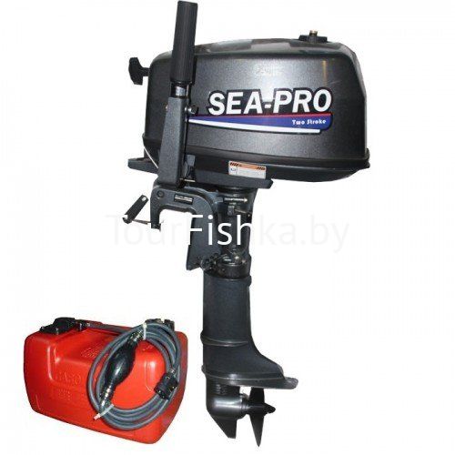 Лодочный мотор Sea-Pro Т 5S Двухтактный + Бак на 12 литров