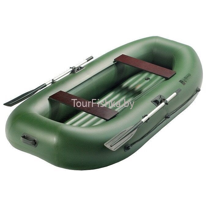 Моторно-гребная лодка пвх Rusboat 240 нд (надувной пол) (2м40см) 2 места