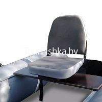 Сиденье со спинкой не поворотное для лодок пвх ( с креплением )
