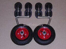 Транцевые колеса для гребных надувных лодок