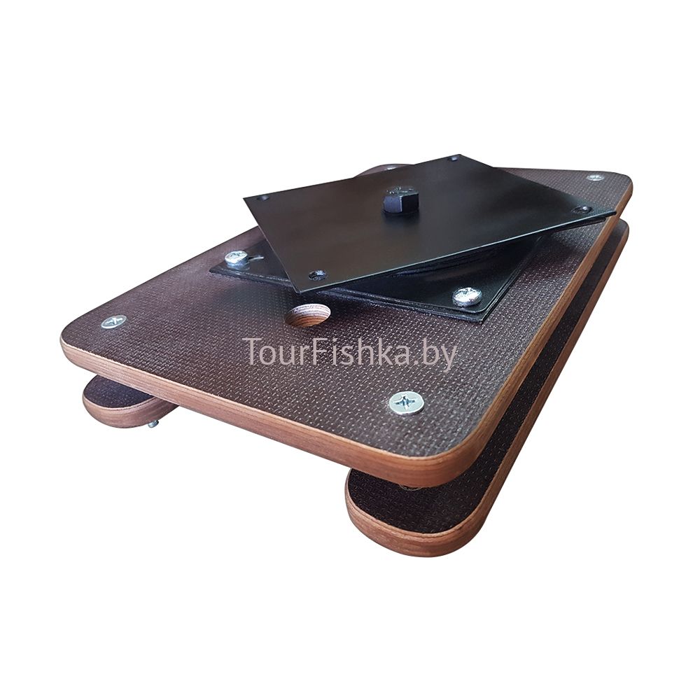 Крепление с поворотным механизмом усиленным до 150 кг. для кресел лодочных