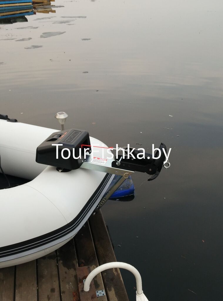 Для ПВХ лодок якорная электричеcкая лебёдка Big Water AC45-1 ( с автосбросом и подсветкой)