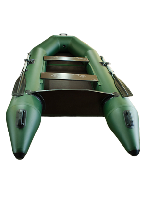 Моторная  лодка ПВХ Гелиос-31МК Зеленая (310 см)