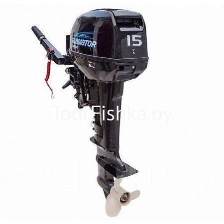 Лодочный мотор Gladiator G15FHS 2-тактный