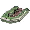 Моторная лодка АКВА 2900 СК зеленый ( киль + пол книга )