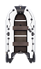 Моторная лодка Ривьера Компакт 2900 СК &quot;Касатка&quot; светло-серый/черный