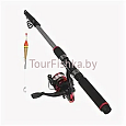 Аренда удочки поплавочной Wolf Stinger 5005 - 5м. c/к, mix карбон, 10-30 гр. Складная удочка для ловли мирной рыбы — ТурФишка