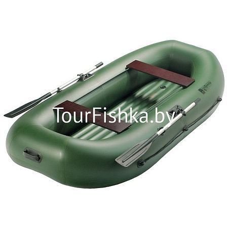 Лодка пвх гребная Rusboat 220 нд (надув.дно) 1.5 места